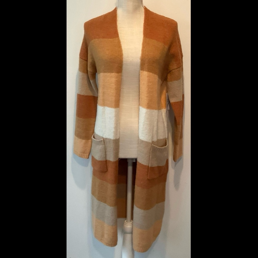 Freshman 1996 beautiful cardigan duster sweater NWT